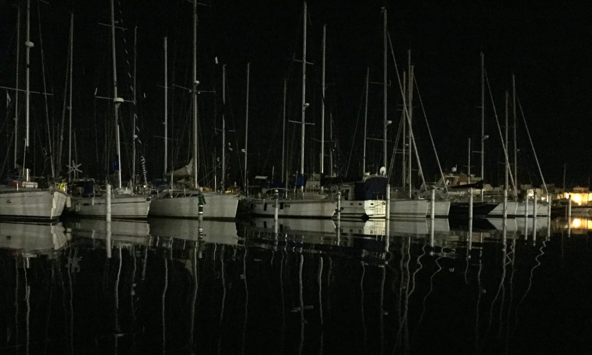 Le port de nuit